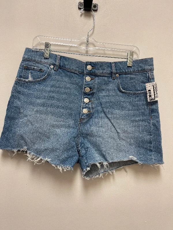 Blue Denim Shorts Loft, Size 10 Tailored