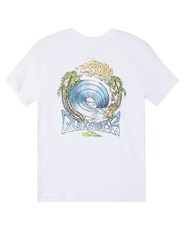 Boys 8-16 Spin Cycle T-Shirt - White Youthful Men's Pop