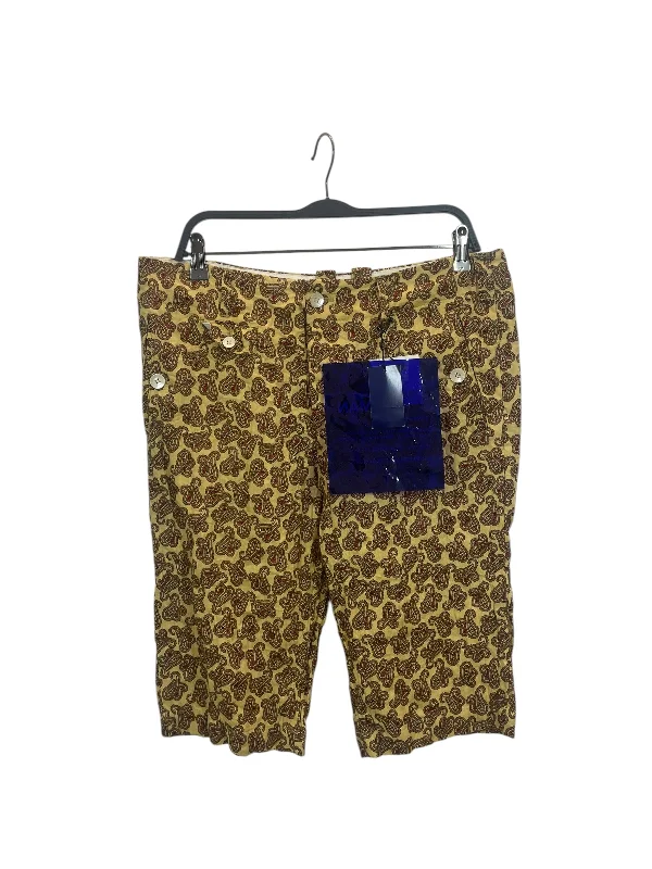 JUNYA WATANABE COMME des GARCONS MAN/Shorts/M/Linen/GLD/All Over Print/WA-P023 Trendy Men's Bucket