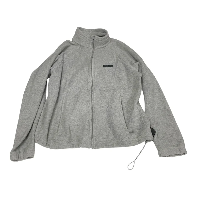 Jacket Fleece By Columbia In Grey, Size: Xl Athletic Men's High