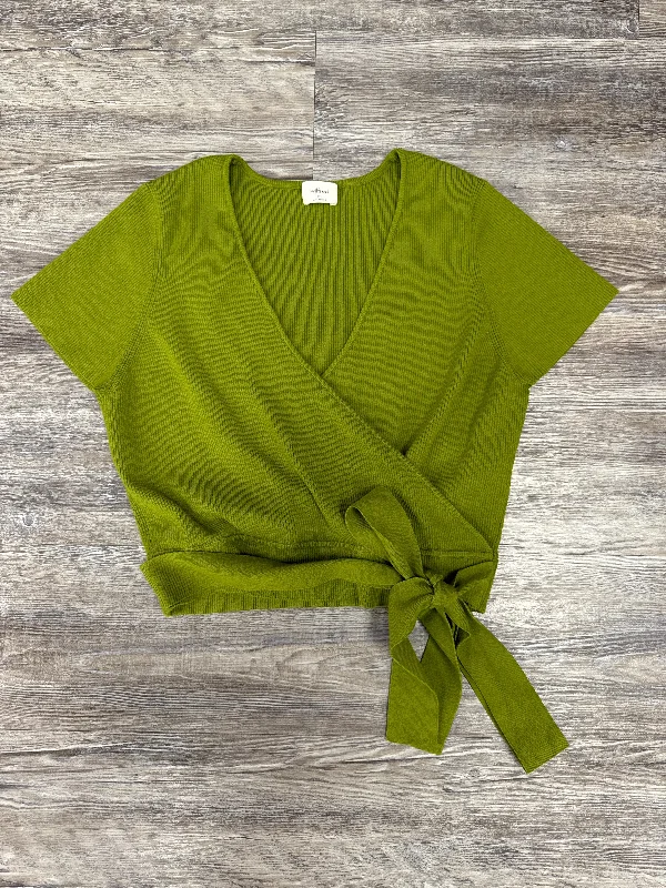 Top Short Sleeve By Wilfred In Green, Size: 2x Vintage Men's 1970S Disco