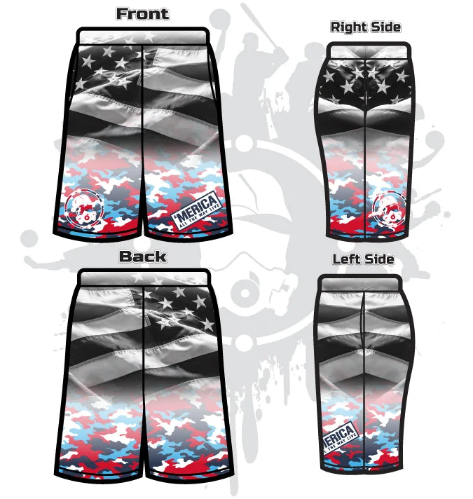 'MERICA Men's Full-Dye Shorts Elegant Men's Cashmere