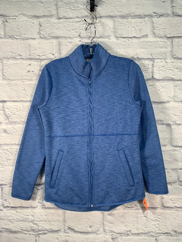 Athletic Jacket By Talbots In Blue, Size: Sp Practical Men's Multi