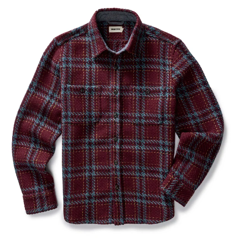 The Cutter Overshirt in Port Plaid Athletic Men's High