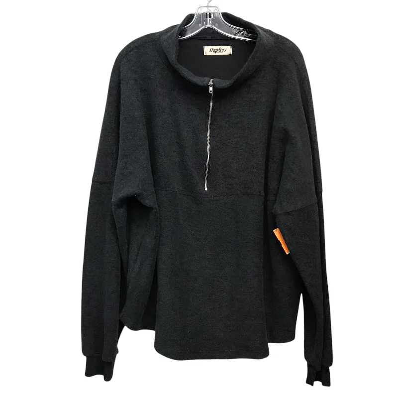 Top Ls By Haptics In Grey, Size:1X Dynamic Men's High