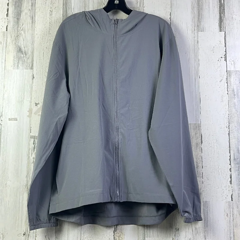 Athletic Jacket By Zella In Grey, Size: L Dapper Men's 1920S