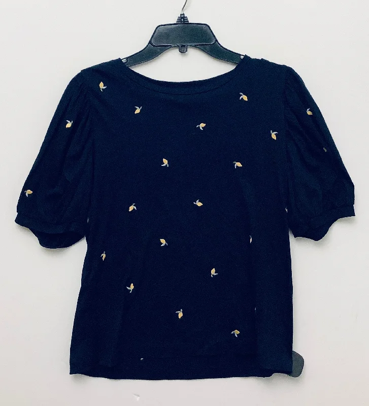 Top Short Sleeve By Loft In Blue, Size: M Modern Men's Geometric
