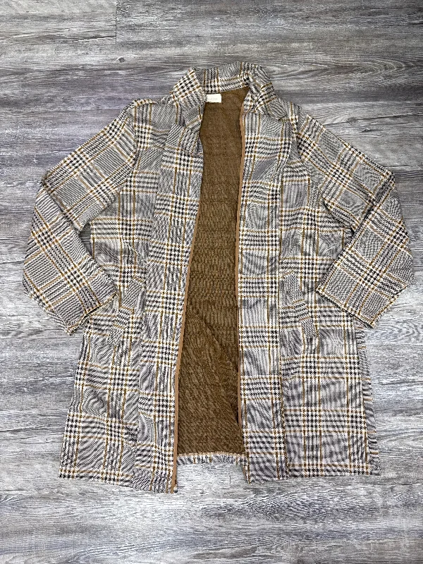 Jacket Other By Melloday In Plaid Pattern, Size: 3x Vacation