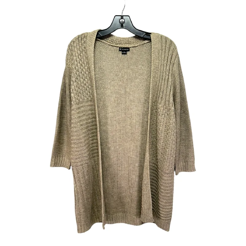 Sweater Cardigan By New Directions In Taupe, Size: M Trendy Men's Scandinavian