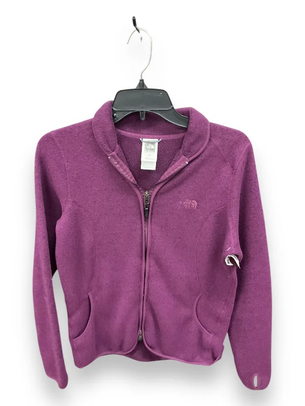 Athletic Jacket By North Face In Plum, Size: M Polished Men's Satin