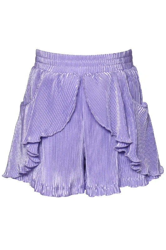 Pleated Ruffle Shorts Dynamic Men's Glow