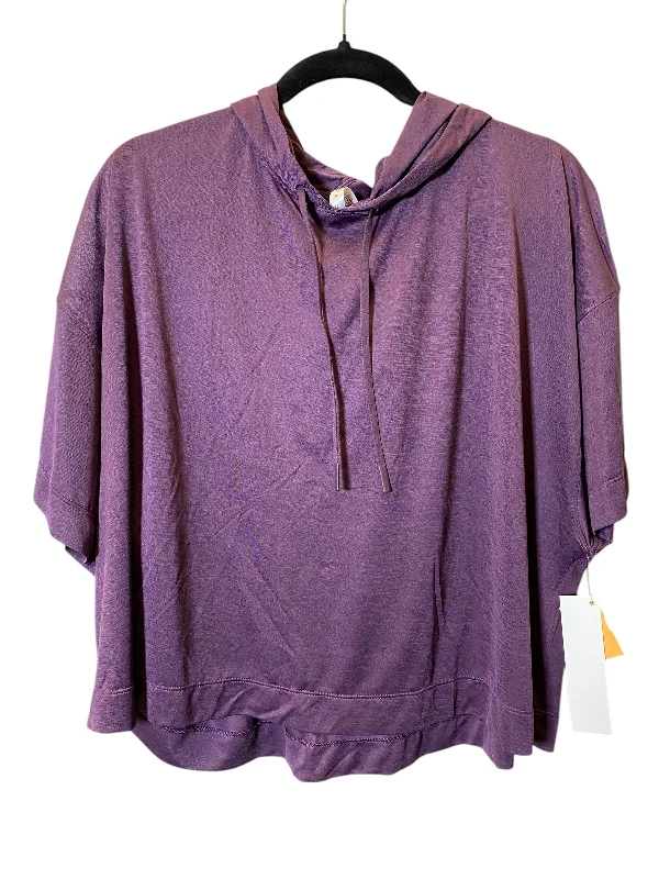 Athletic Top Short Sleeve By Athleta In Purple, Size: Xl Rugged Men's Outdoor 