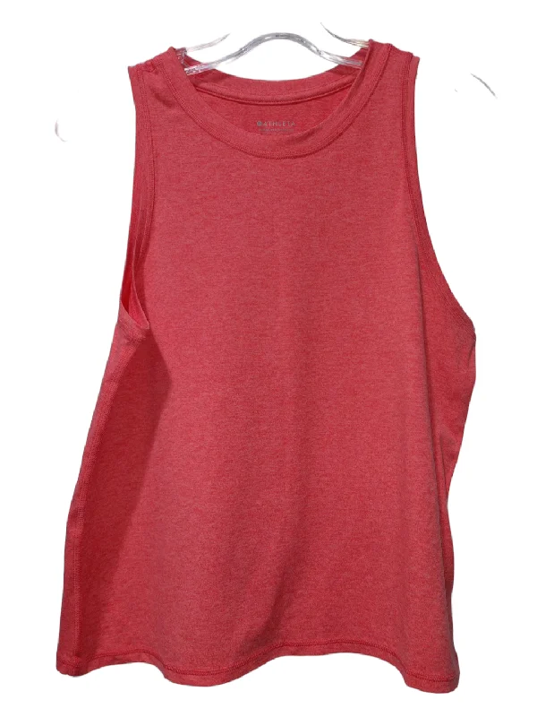 Pink Athletic Tank Top Athleta, Size S Casual Men's Japanese 