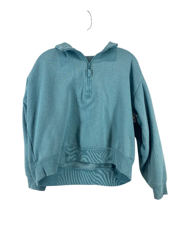 Athletic Jacket By A New Day In Blue, Size: L Unique Men's Patch
