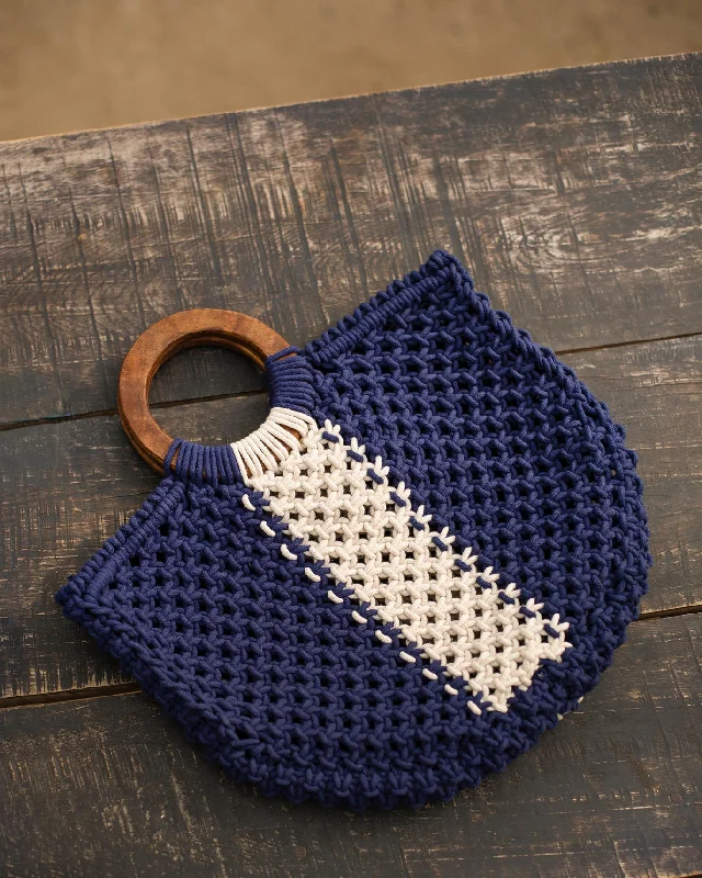Macrame Bag - Indigo Artistic Men's Avant