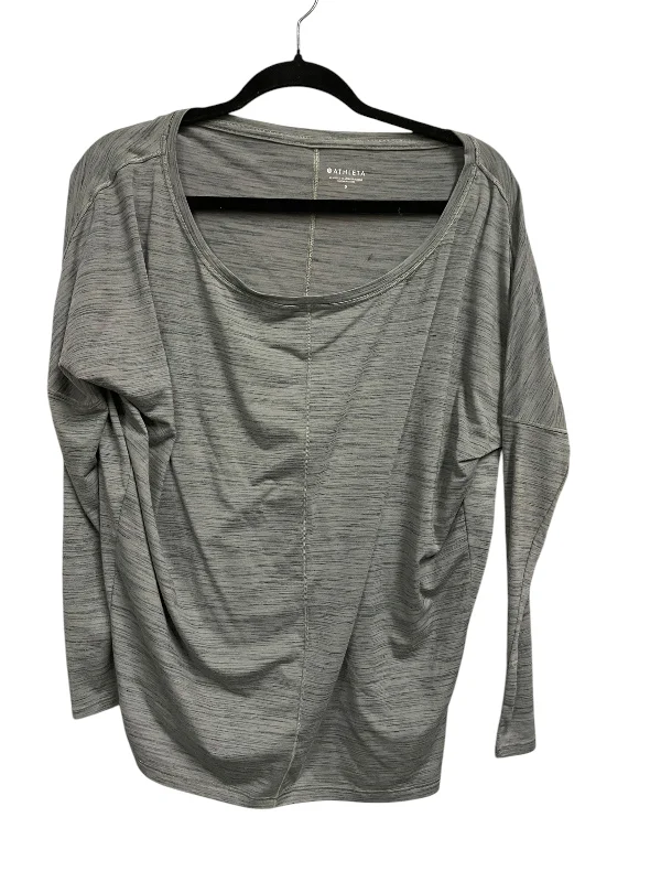 Athletic Top Long Sleeve Crewneck By Athleta In Green, Size: S Monochromatic Office Style