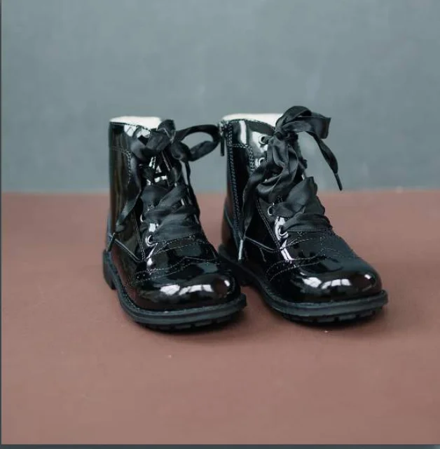The Black Patent Stellina Boot Dynamic Men's High