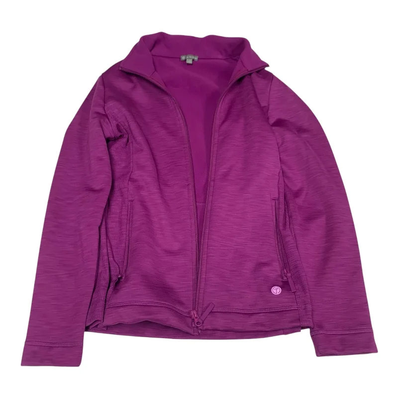 Athletic Jacket By Talbots In Purple, Size: Xs Dapper Men's Bow