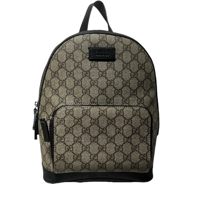 GUCCI/Backpack/Monogram/Leather/GRY/MINI EDEN Refined Men's European