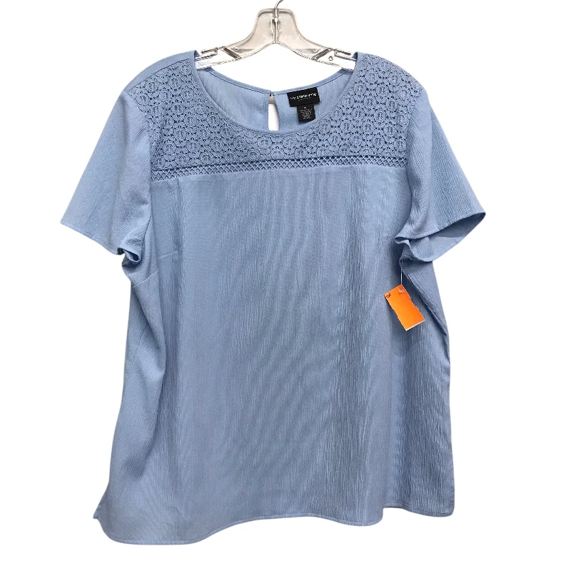 Top Ss By Liz Claiborne In Blue, Size:Xl Modern Men's Tech