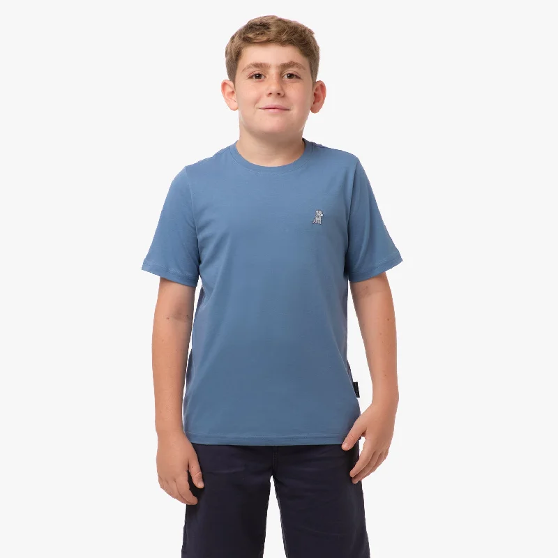 Kid's Crew Neck Jersey T-Shirt Edgy Men's Punk