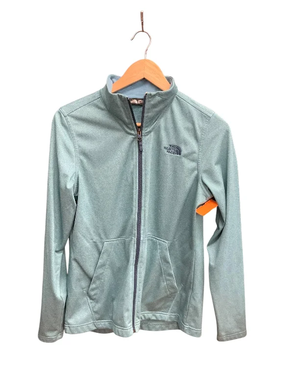 Athletic Jacket By The North Face In Teal, Size: M Confident Men's High