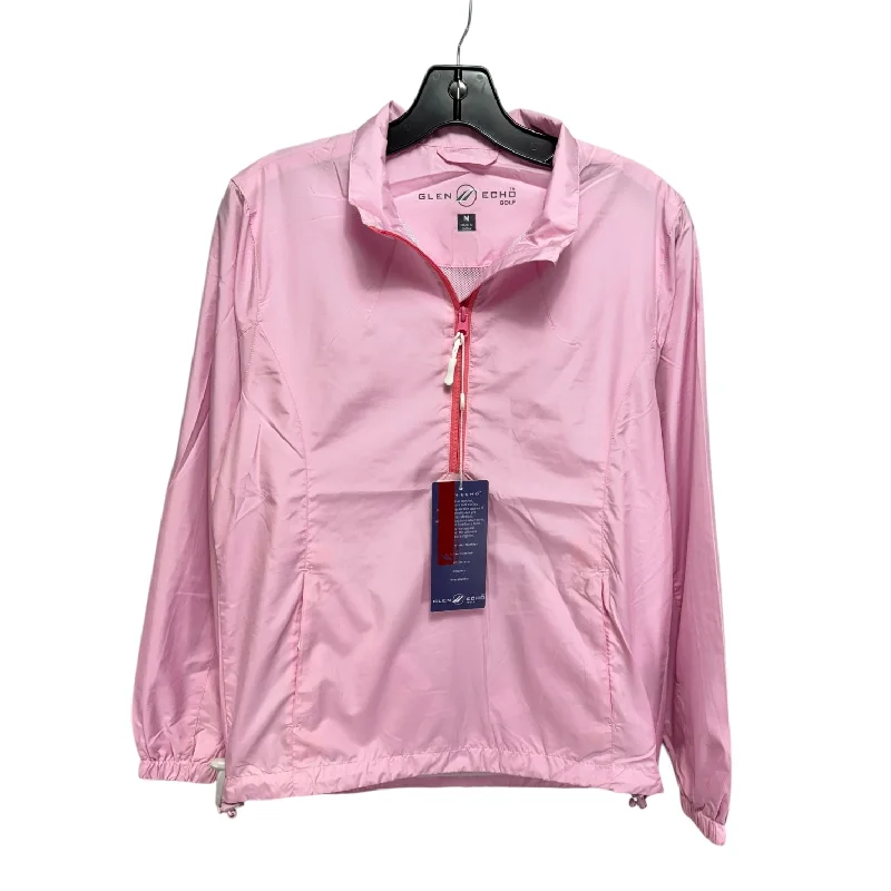 Coat Raincoat By Glen Echo In Pink, Size: M Dynamic Men's Moto