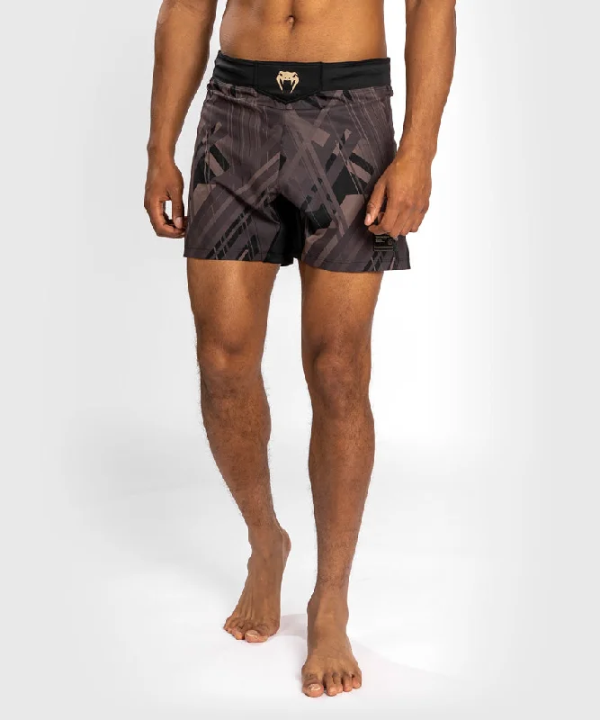 Venum Tecmo 2.0 Fightshort - Black/Brown Dynamic Men's Glow