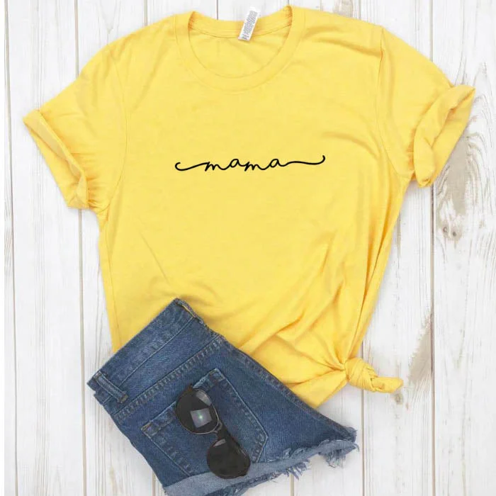 Mama Script Retro Tee (MRK X) Refined Men's Classic 