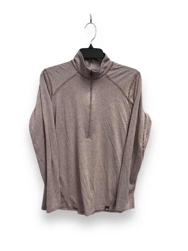 Athletic Top Long Sleeve Collar By Rei In Mauve, Size: L Sporty Men's Tennis