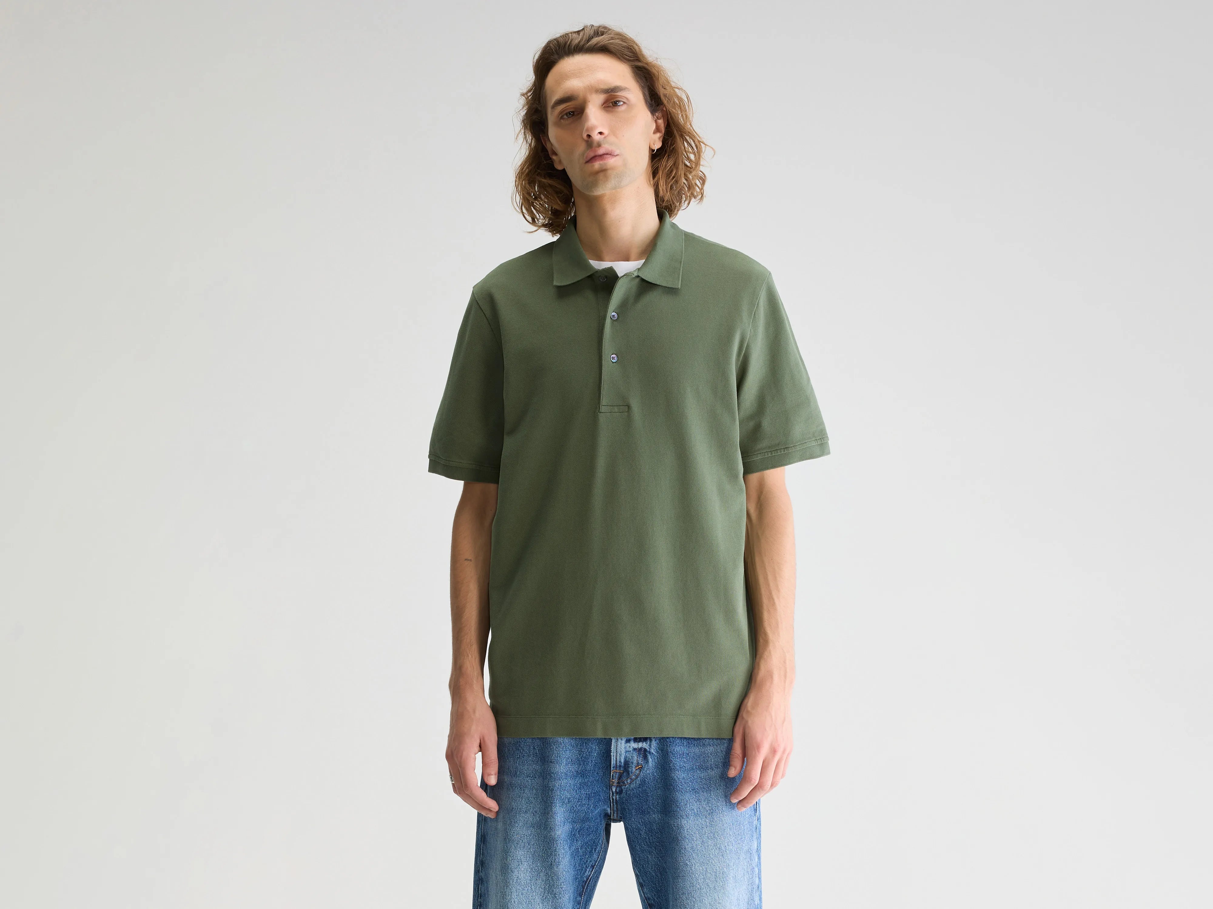 Vilon relaxed polo (251 / M / THYME) Practical Men's Multi