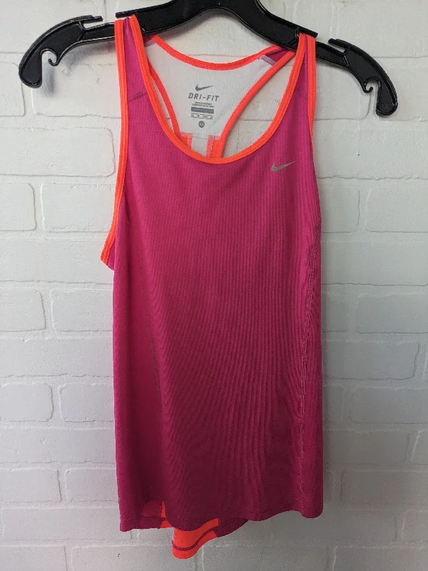 Athletic Tank Top By Nike  Size: Xs Monochromatic All