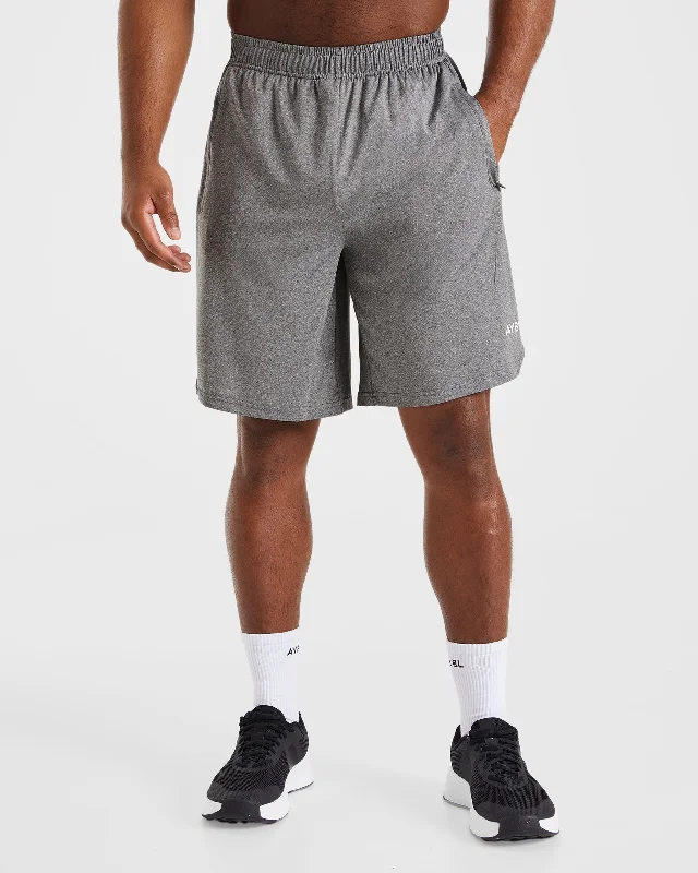 Reset Shorts - Grey Marl Relaxed Men's Beach