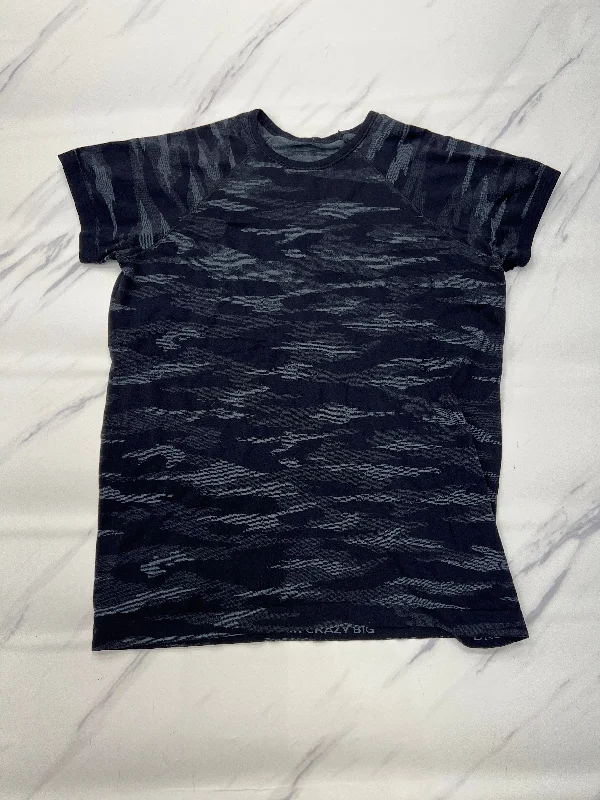 Athletic Top Short Sleeve By Athleta In Black, Size: S Masculine Men's 