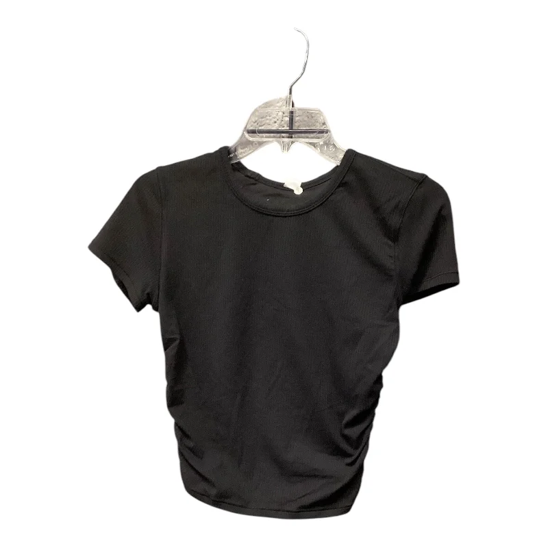 Athletic Top Short Sleeve By Lululemon In Black, Size: 6 Elegant Men's Cashmere