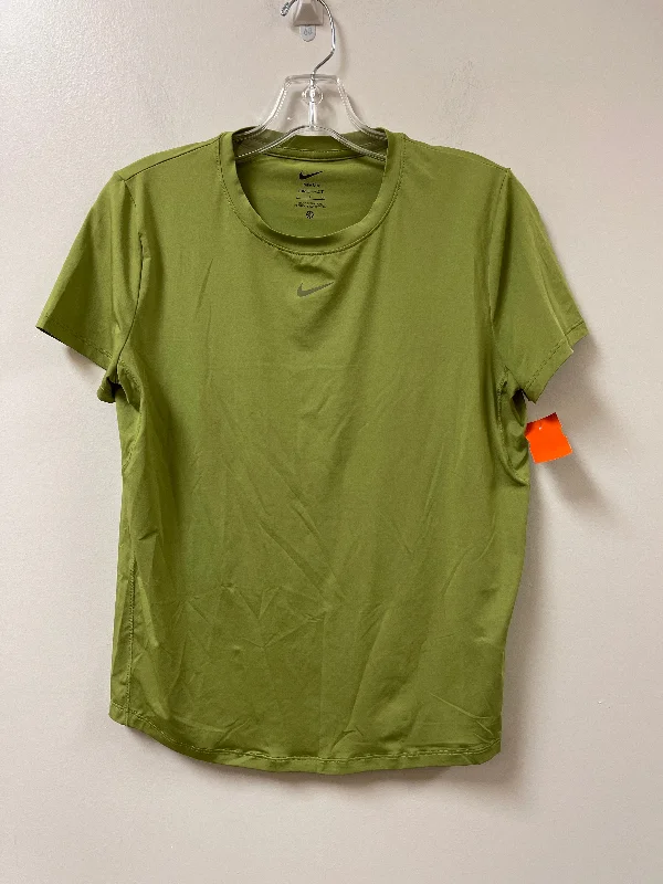 Athletic Top Short Sleeve By Nike In Green, Size: S Masculine Men's 