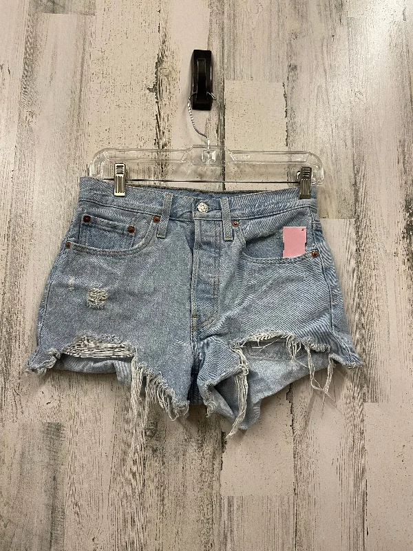 Blue Denim Shorts Levis, Size 2 Classic Men's Pin