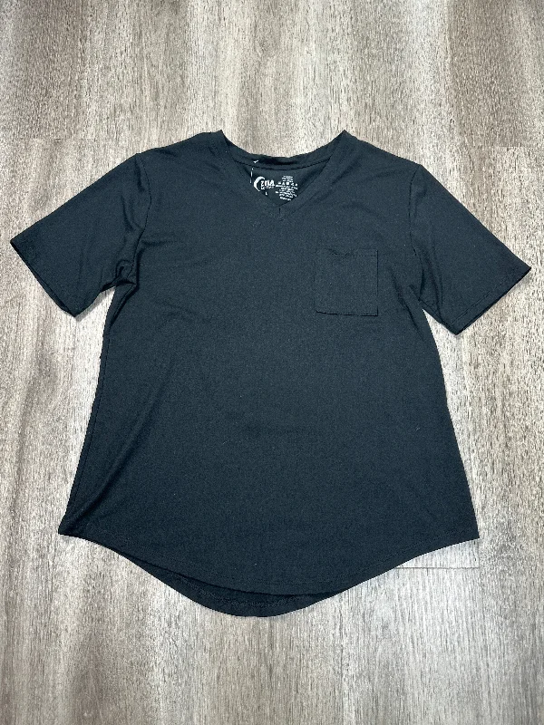 Top Short Sleeve Basic By Zyia In Black, Size: L Hip Men's Urban