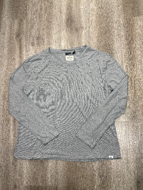 Athletic Top Long Sleeve Crewneck By Prana In Grey, Size: M Business