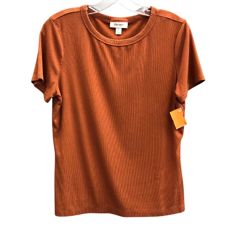 Top Ss Basic by On 34th In Brown, Size:Xl Sophisticated Men's 