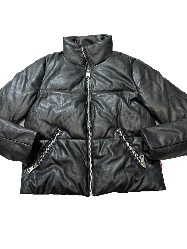 Coat Puffer & Quilted By Levis In Black, Size: S Gym