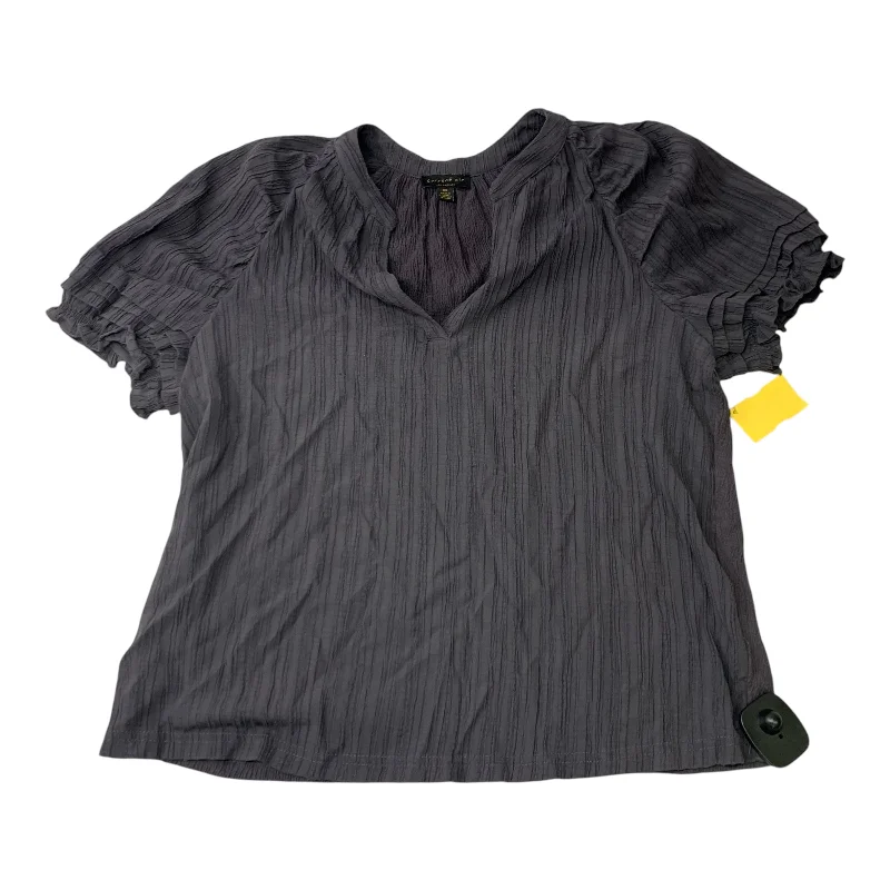 Top Short Sleeve By Current Air In Grey, Size: Xs Sporty Men's Tennis