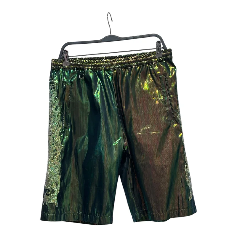 doublet/Shorts/M/Polyester/GRN/IREDECENT GREEN SHORTS Sleek Men's Metallic