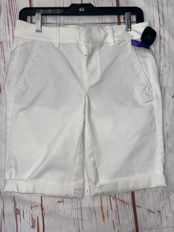 White Shorts Loft, Size 0 Elegant Men's Cashmere