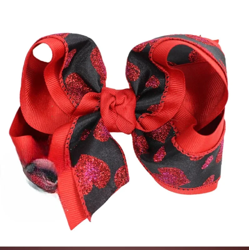 Heart Ribbon Clip Artistic Men's Avant