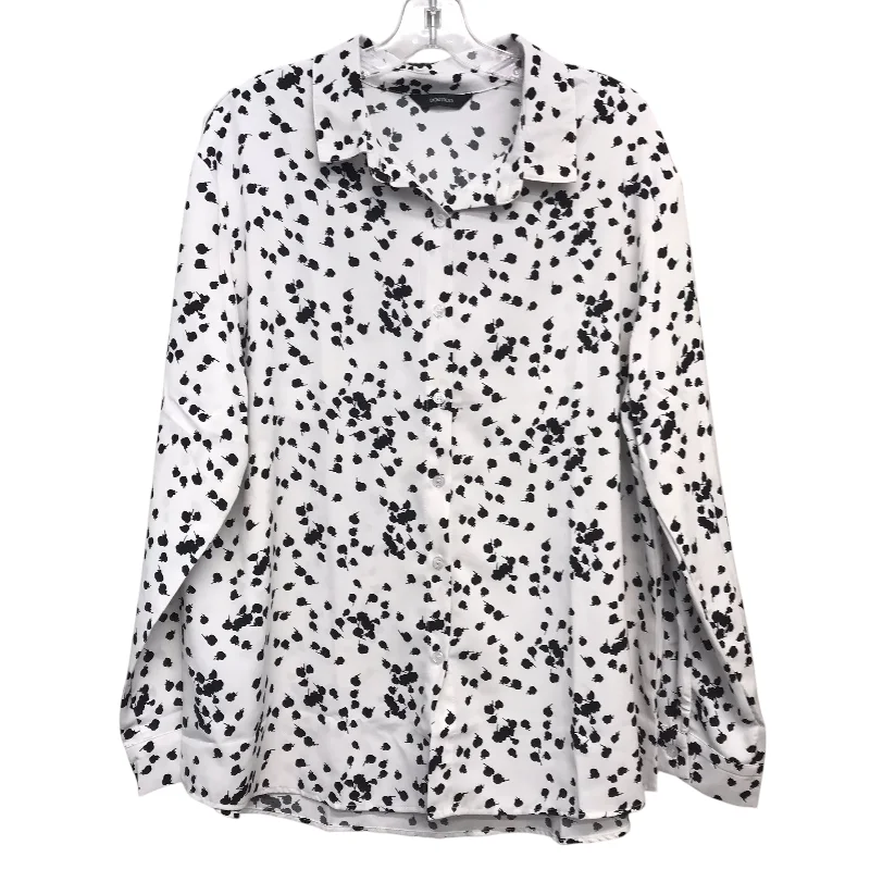 Top Ls By Dokotoo In Black & White, Size:Xl Classic Men's Pin