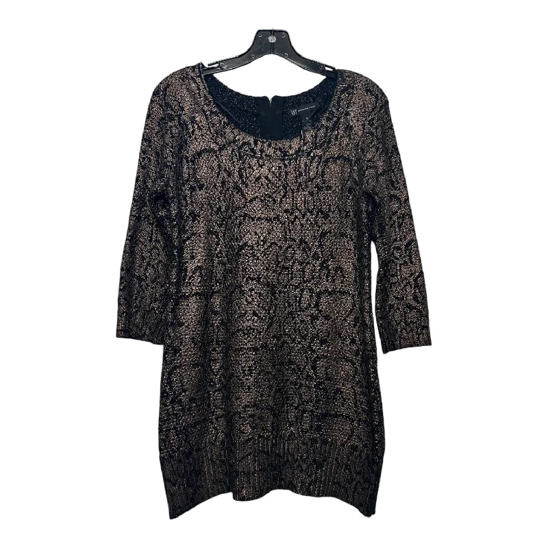 Sweater By Inc O In Gold Black, Size: M Casual Men's Short