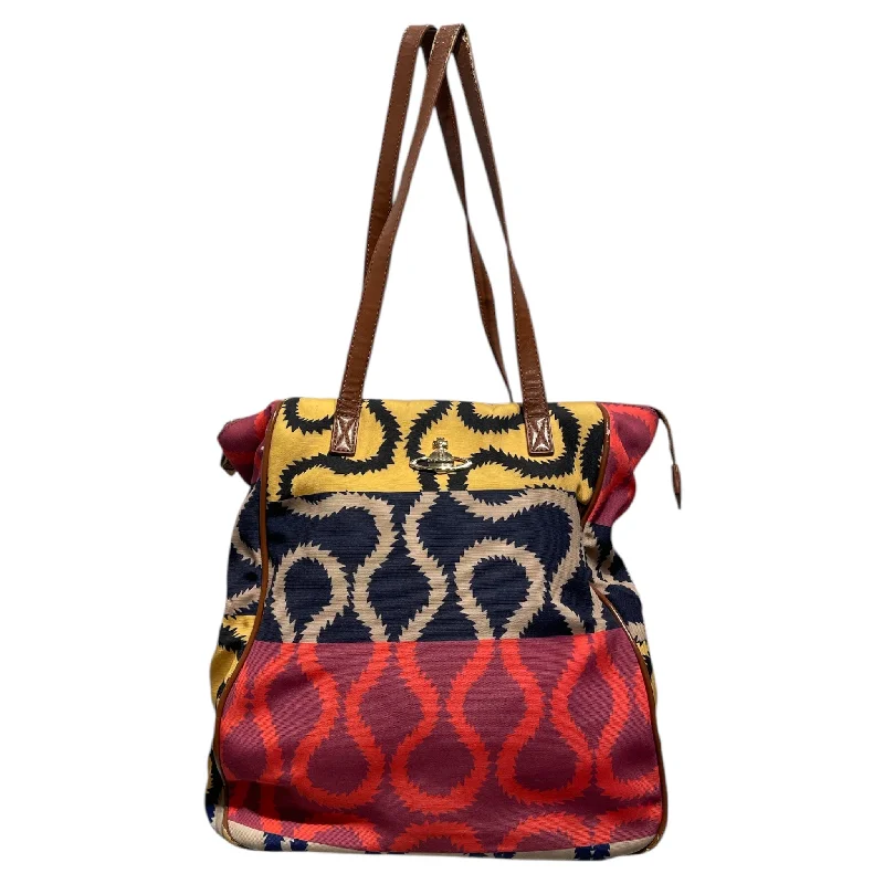 Vivienne Westwood/Backpack/Stripe/MLT/Squiggle Tote Backpack Athletic Men's Compression