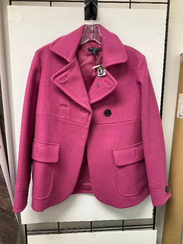Coat Peacoat By Gap In Pink, Size: Xs Tough Men's Military
