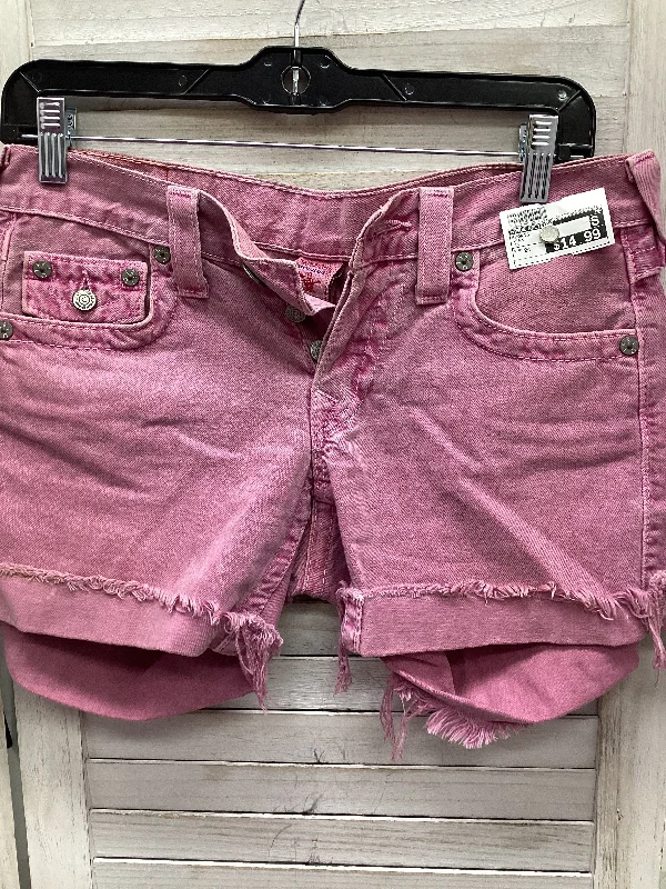 Shorts By True Religion In Pink, Size: 24 Dynamic Men's High